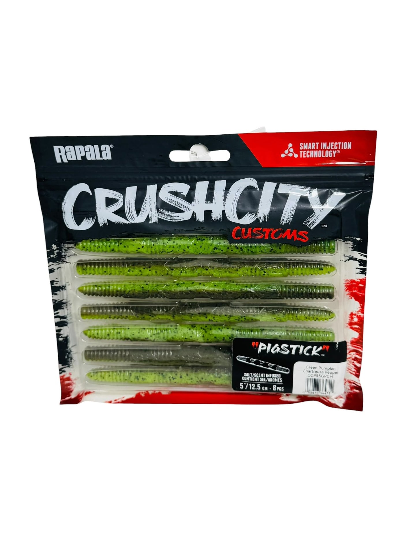 Rapala CrushCity Customs Pigstick baits in retail packaging