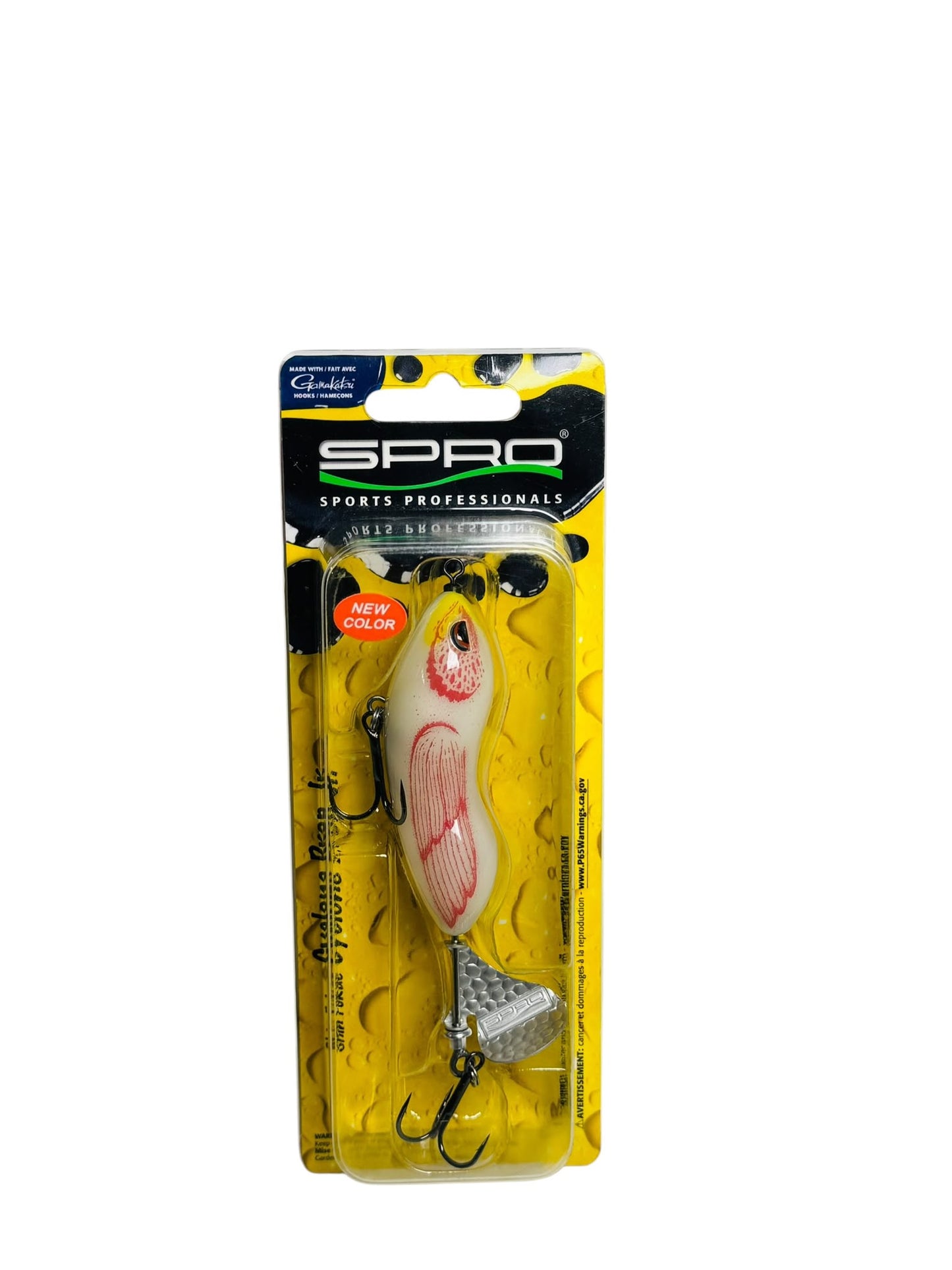SPRO bird-shaped fishing lure in retail packaging