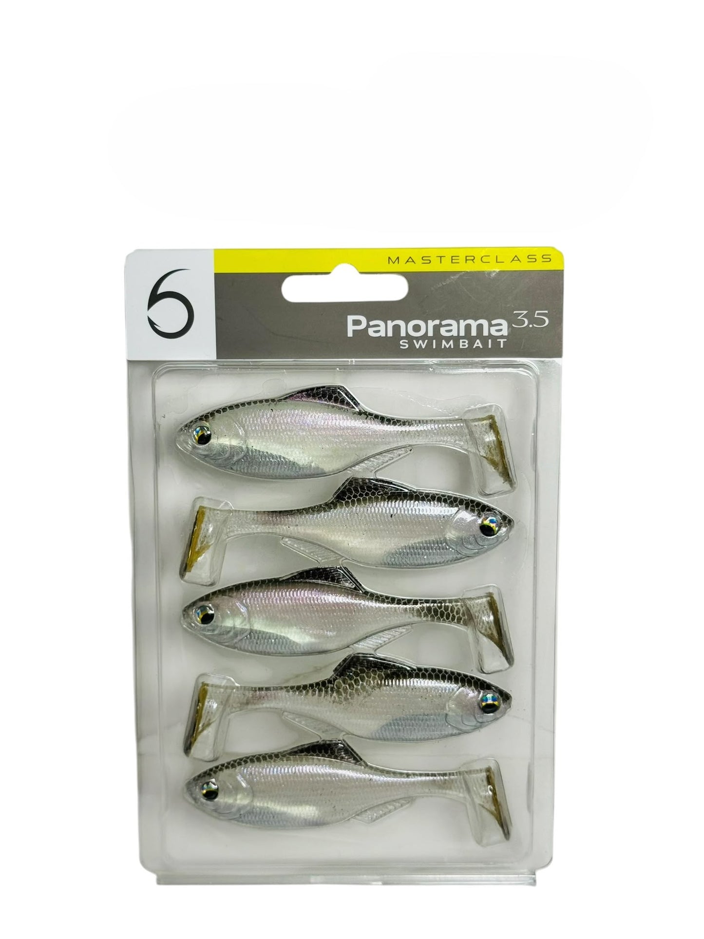 Panorama 3.5 swimbait fishing lures pack with five lifelike soft plastic lures