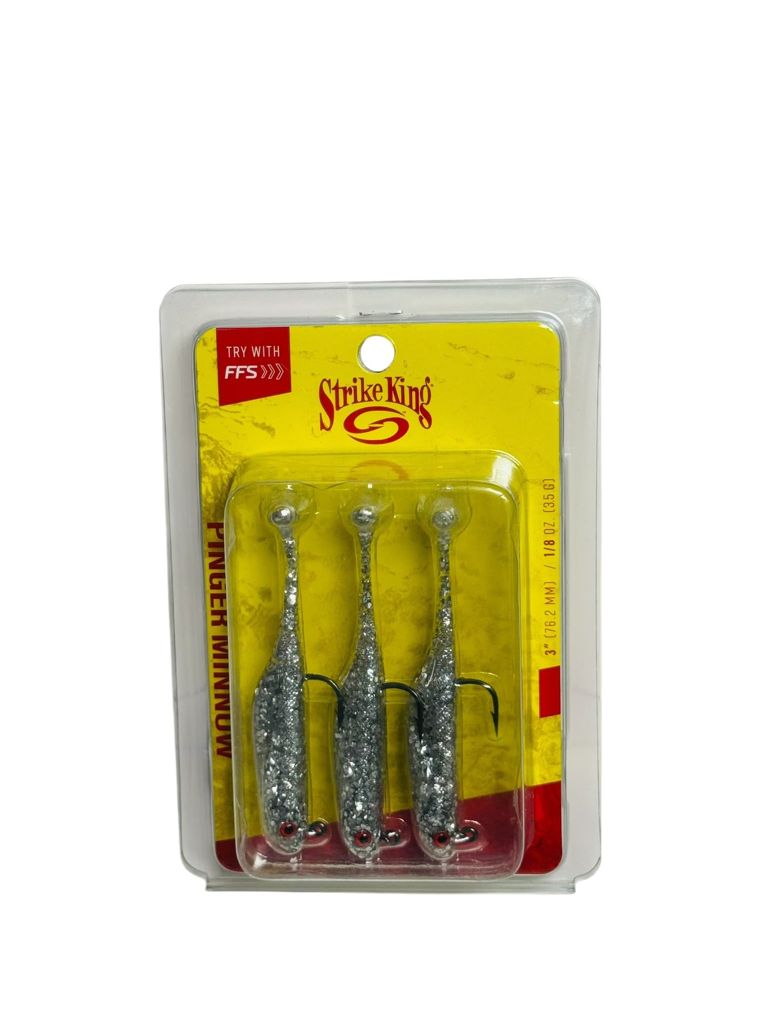 Strike King Pinger Minnow fishing lures pack in retail packaging