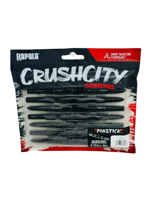 Package of Rapala CrushCity Customs Pijastick soft plastic fishing lures