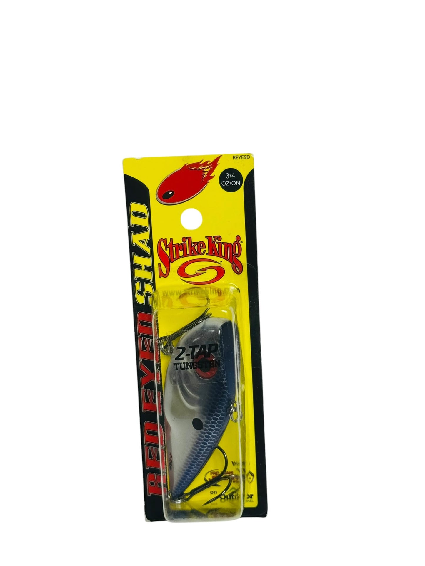 Strike King Red Eyed Shad Fishing Lure in retail packaging