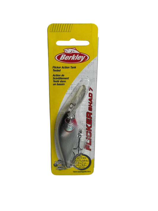 Berkley Flicker Shad 7 fishing lure in retail packaging
