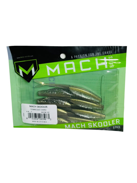 Mach Skooler Tennessee Shad 8-pack fishing lures in retail packaging