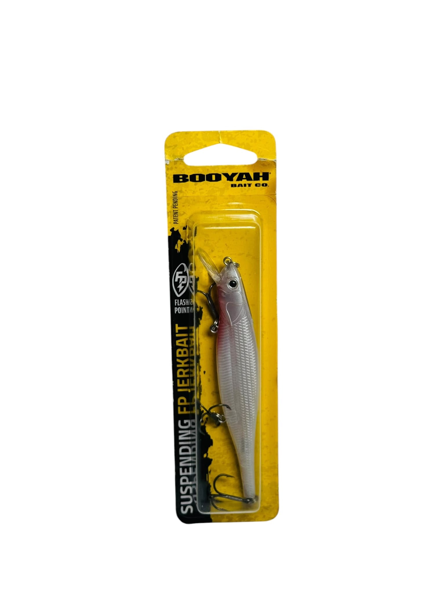 Booyah Suspending FP Jerkbait fishing lure in retail packaging
