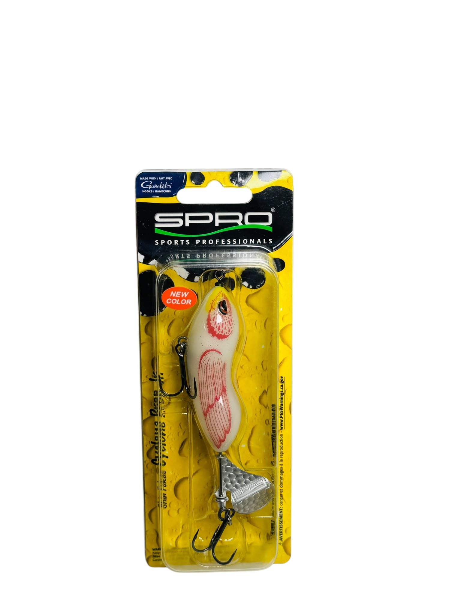 SPRO bird-shaped fishing lure in retail packaging