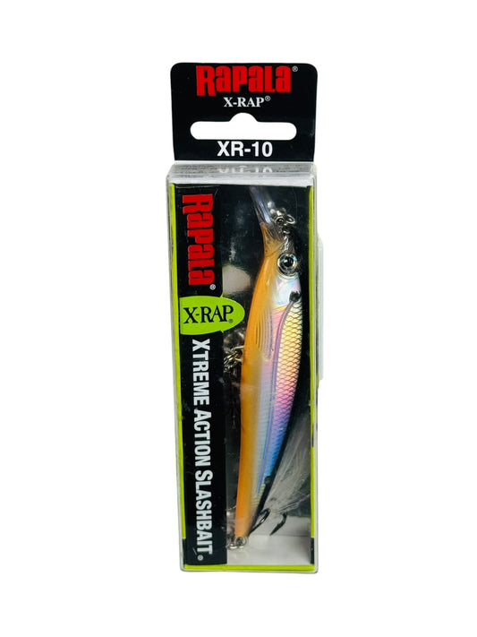 Rapala X-Rap XR-10 Xtreme Action Slashbait fishing lure in retail packaging