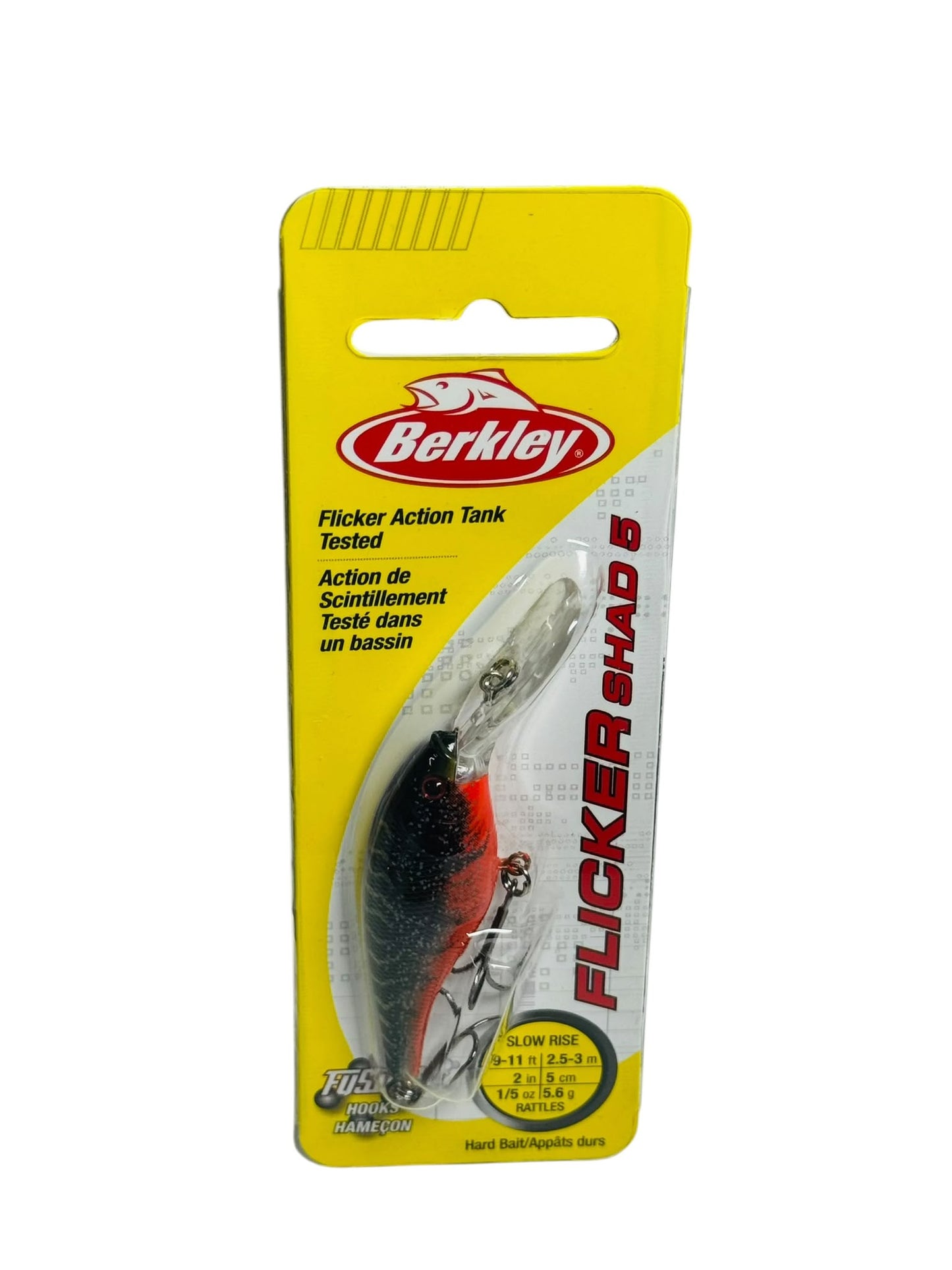 Berkley Flicker Shad 5 hard bait fishing lure in package