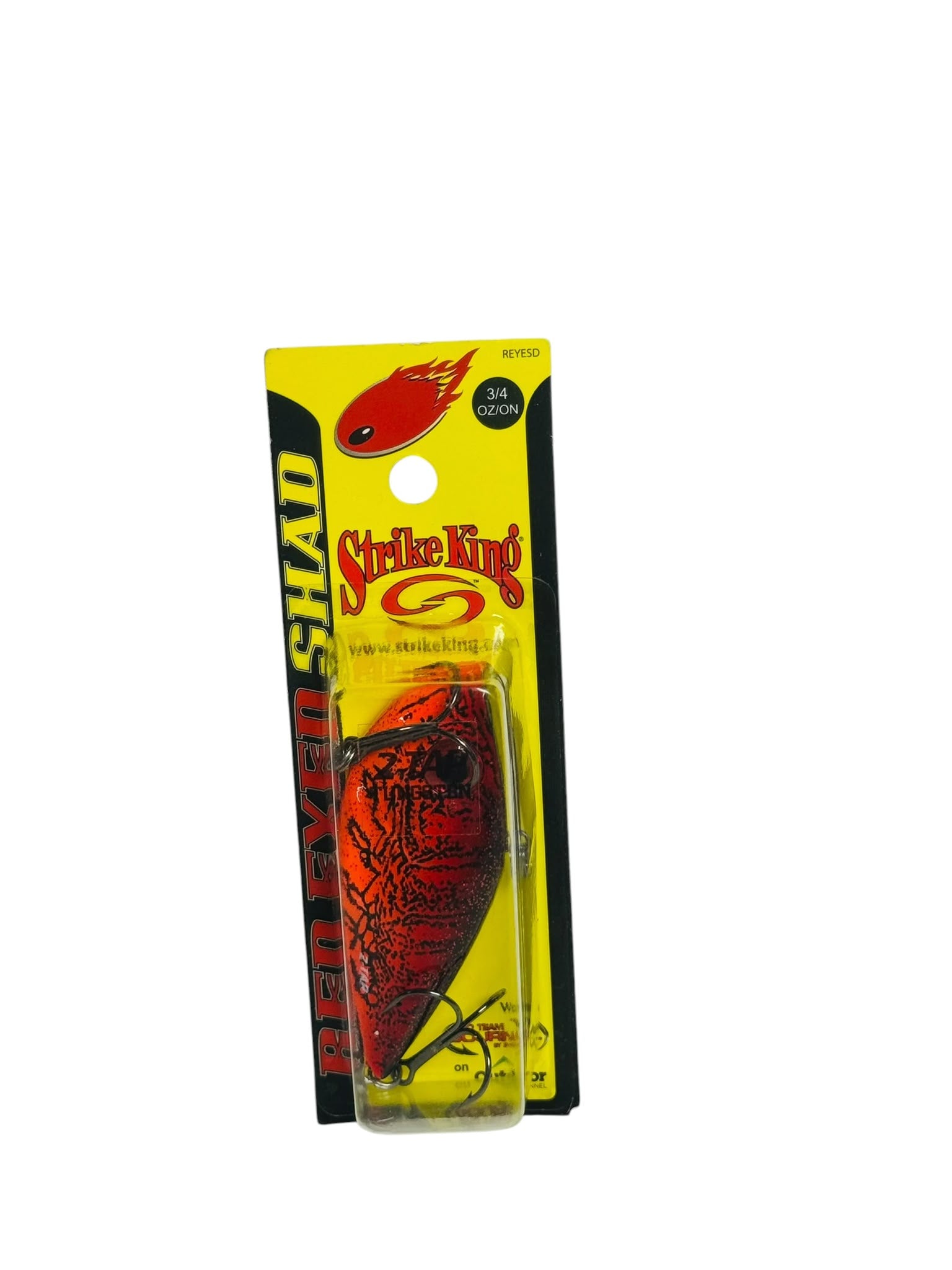 Strike King Red Eyed Shad Fishing Lure in retail packaging